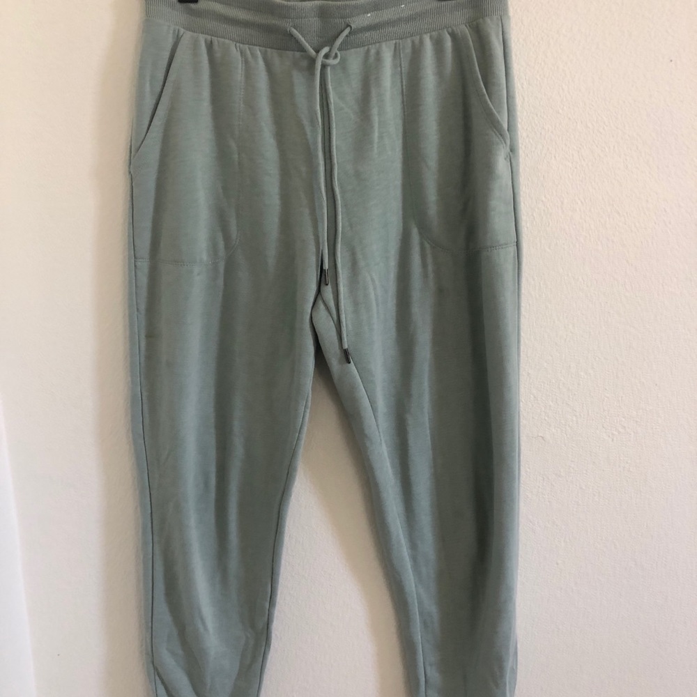 Blue sweatpants